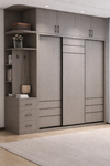 NORIVA Contemporary Wooden Wardrobe