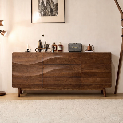 NORVIK Scandinavian Wood Sideboard