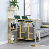 NORDVIK Nordic Sintered Stone Bar Table