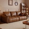 VARENO Modern Leather Sofa
