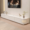 LUMARO Minimalistic Sintered Stone TV Console