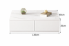 NORIVA Contemporary Sintered Stone TV Console
