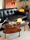 LORVEN Scandinavian Wooden Coffee Table