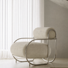 NORIX Scandinavian Fabric Armchair