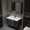 LUMORA Contemporary Wooden Bathroom Vanity Set