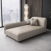 LORVIA Modern Leather Chaise Lounge