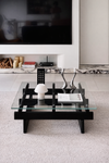 KAVEN Contemporary Marble Coffee Table