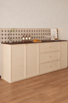NAREMI Minimalistic Wooden Sideboard