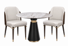 VELARO Contemporary Leather Dining Chair