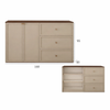 NAREMI Minimalistic Wooden Sideboard