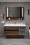 LUNARO Contemporary Wooden Bathroom Vanity