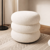 AVERA Minimalistic Boucle Vanity Stool