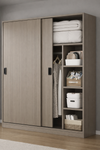 MORICA Contemporary Wooden Wardrobe
