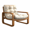 VELINO Modern Leather Armchair