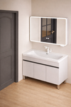 LUMORA Minimalistic Metal Bathroom Vanity