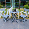 FOLVA Contemporary Wooden Folding Dining Set