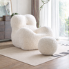 NOVIA Minimalistic Boucle Armchair