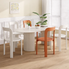 REVON Scandinavian Acrylic Dining Chair