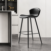 VARENO Contemporary Leather Bar Stool