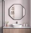 VAREX Contemporary Metal Wall Mirror