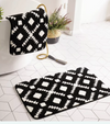 SELORA Contemporary Fabric Bath Mat