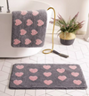 SELORA Contemporary Fabric Bath Mat