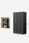 STELO Modern Metal Wardrobe