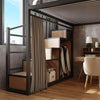 ALVINO Scandinavian Metal Loft Bed Frame