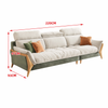 AVIRO Japandi Fabric Sofa