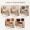 MAVIRA Wabi Sabi Boucle Dining Chair