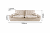 AKLARO Wabi Sabi Fabric Sofa