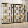 LIVARO Contemporary Metal Shelving Unit