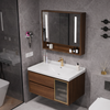 LUNARO Contemporary Wooden Bathroom Vanity