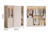 ELVORA Minimalistic Wooden Wardrobe