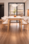 ARVION Contemporary Travertine Dining Table