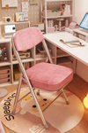 VAREXO Contemporary Velvet Folding Chair