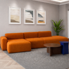 LUNARO Scandinavian Fabric Sofa