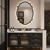 NAREVO Modern Metal Bathroom Vanity