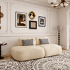 VELORA Minimalistic Velvet Sofa