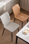 NIVARO Modern Leather Dining Chair