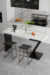 VAREXO Scandinavian Sintered Stone Bar Table
