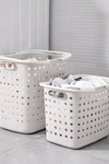 NAVIRO Japandi Plastic Laundry Basket