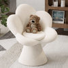 FLORIN Minimalistic Boucle Vanity Stool