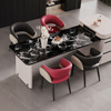 VELRIX Modern Leather Dining Chair