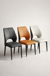 LAVERO Contemporary Leather Dining Chair