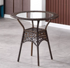 SAVORA Contemporary Rattan Coffee Table