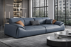 NAVERO Modern Leather Sofa