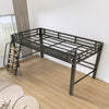 FIRANO Industrial Metal Loft Bed Frame