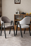 KAVIRO Wabi Sabi Leather Dining Chair