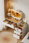 MELORA Minimalistic Wooden Dressing Table